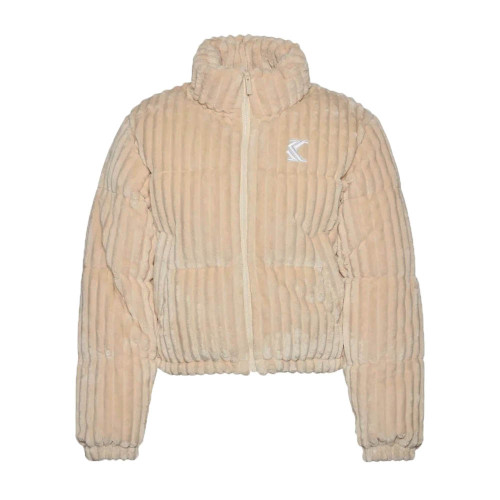 Karl Kani Γυναικείο μπουφάν OG Fuzzy Corduroy Short Puffer Jacket